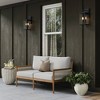 Nathan James Kayden Bohemian Wood Outdoor Patio Loveseat with Removable Cushions Light Brown - 2 of 4