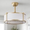 KAISITE 20inches Gold Fandelier Ceiling Fan with Light Kit and Remote Control - 2 of 4