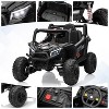 12V Kids Ride On Car, UTV Truck with Remote Control,4WD/2WD Switchable, Electric Vehicle with 4 Spring Suspension ,EVA Tires, Safety Belt, for 3+ - 3 of 4