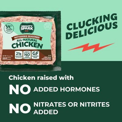 Mighty Spark Rotisserie Seasoned Ground Chicken - 16oz