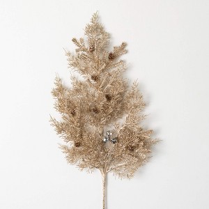 Sullivans Artificial 29" Gold Cedar Bell Spray - 1 of 2