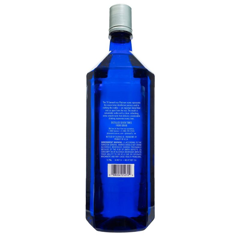 Platinum 7X Vodka - 1.75L Bottle, 2 of 3
