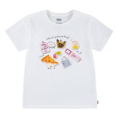 Levi's® Girls' Short Sleeve Graphic T-Shirt - Cream