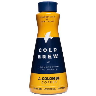 La Colombe Unsweetened Columbian Light Roast Cold Brew Coffee - 42 fl oz