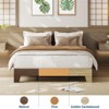 Wood Slat Support, No Box Spring Needed, Noise-Free Design, Minimalist Bedroom Furniture - 2 of 4