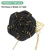 Unique Bargains Wedding Rose Men Suit Boutonnieres Lapel Pin 1 Pc - 2 of 4