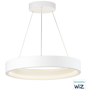 ET2 Lighting iCorona WiZ 1 - Light Flush Mount in  Matte White - 1 of 1