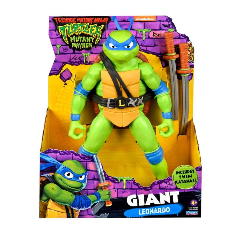 Teenage Mutant Ninja Turtles: Mutant Mayhem Giant Leonardo Action Figure, 3 of 8