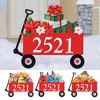 Collections Etc Interchangeable Seasonal Address Wagon Stake - 4 of 4