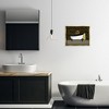 Stupell Industries Bathroom in Deco Style Black Framed Floater Canvas Wall Art - 2 of 4