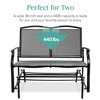 Best Choice Products 2-Person Outdoor Swing Glider, Steel Patio Loveseat, Bench Rocker w/ Armrests - 4 of 4