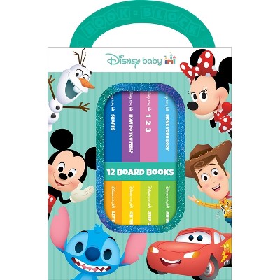 Disney Baby - My First Library 12 Board Book Block Set - by Phoenix