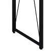 XIYUYEU Home Office Desk Simple Writing Desk with Spacious Wooden Desktop and Black Metal Legs - 3 of 4