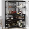 Tribesigns 5-Tier L Shaped Wine Rack - 2 of 4