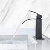Single Handle Waterfall Spout Bathroom Vanity Sink Faucet - 3 of 4