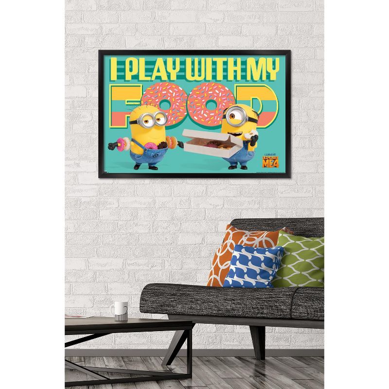 Trends International Illumination Despicable Me 4 - Donuts Framed Wall Poster Prints, 2 of 7