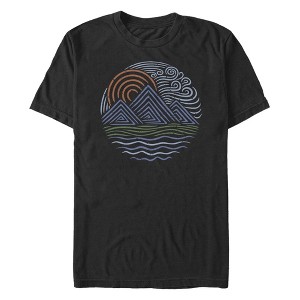 Men's Lost Gods Outdoor Lines Waves T-Shirt - 1 of 4