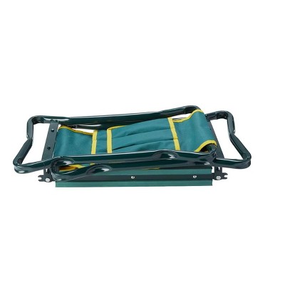 Green Steel Garden Planting Bench with Tool Organizer