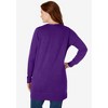 Woman Within Plus Size Perfect Longer-Length Cotton Cardigan - 3 of 4