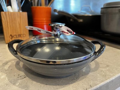 Staub Wok - 14 Black Matte with Glass Lid – Chef's Arsenal