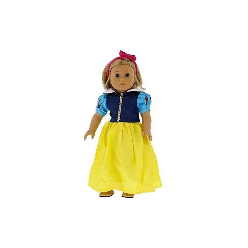 Dress Along Dolly Snow White Princess Inspired Outfit for American Girl Doll, 1 of 5
