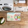 Stupell Industries Flip Flops on Beach Shore Printed Anti-Fatigue Floor Mat, design by Audrey Jeanne Roberts, 30"x18" - 4 of 4