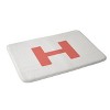 Deny Designs April Lane Art Block Monogram Memory Foam Bath Mat - 2 of 4