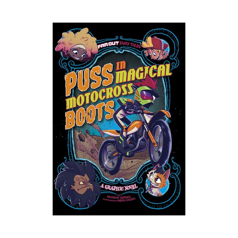 Puss in Magical Motocross Boots - (Far Out Fairy Tales) by  Brandon Terrell (Paperback), 1 of 2