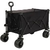 CAVINAS Foldable Wagon Cart, All-Terrain Shopping Cart with Extended Tailgate, Weatherproof Wagon for Camping, Shopping - 3 of 4