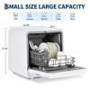 Portable Dishwasher with Display - Large Capacity, Dual Inlet, Strong Drying, No Installation for Family/RV/Tiny Homes - 3 of 4