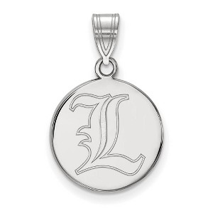 Black Bow Jewelry Sterling Silver Louisville Cardinals NCAA Medium Pendant - 1 of 3