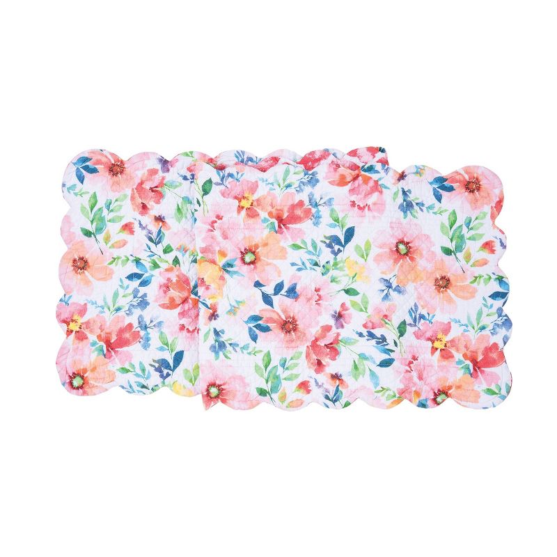 C&F Home 14" x 51" Nicole Floral Table Runner, 1 of 5
