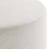 Modway Callum Large 38 in. Round Woven Heathered Fabric Upholstered Ottoman - 3 of 4