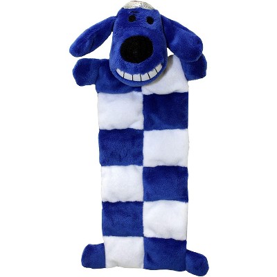 Loofa Hanukkah Squeaker Mat Dog Toy, 12-Inch