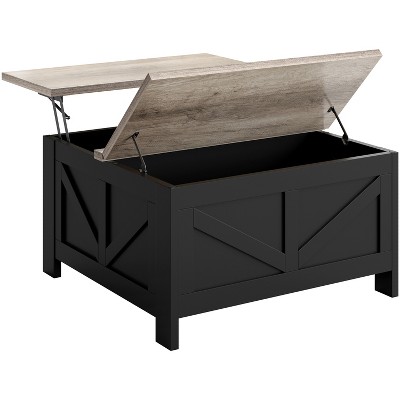 Yaheetech Wooden Lift Top Coffee Table with Hidden Compartments for Living Room Reception