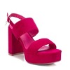 Xti Women's Heeled Suede Sandals With Platform 141397 - 4 of 4