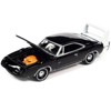 1969 Dodge Charger Daytona Black with White Tail Stripe "MCACN" Ltd Ed to 4236 pcs 1/64 Diecast Model Car by Johnny Lightning - 3 of 3