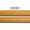 6FT 1-3/8 in. dia. Lumi Home Furnishings Mix and Match Wood Single Rod 2ct Heritage Oak - 2 of 4