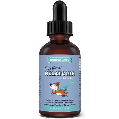 Wonder Paws Bacon Flavored Anxiety Drops Melatonin For Dogs Pet ...