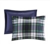Sapphtopaz Bedding Comforter Set Quilt Set Scotchgard Down Alternative with Plaid Pattern - 2 of 4