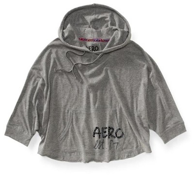 Aeropostale Womens Animal Hooded Hoodie Sweatshirt