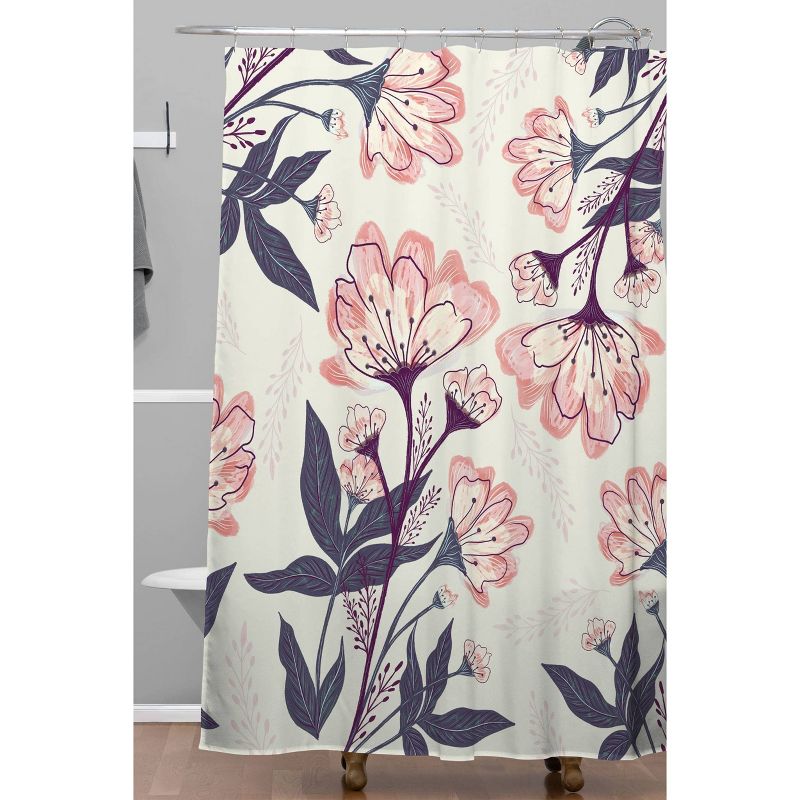 Rosebud Studio Spring Harmony Shower Curtain Pink - Deny Designs, 3 of 7
