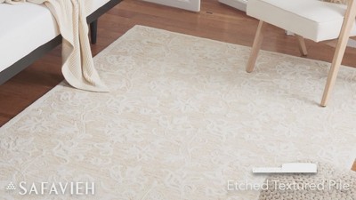 Elegant Metro 6' Square Hand-Tufted Black Wool Area Rug