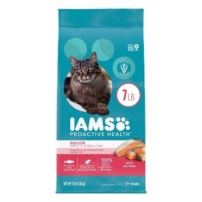 Iams Proactive Health Indoor Weight And Hairball Care Salmon Adult