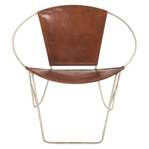 Leather metal chairs new arrivals