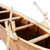 Peterborough Canoe Model 23.5" - Handcrafted Wood - Maritime Display By Old Modern Handicrafts - 3 of 4