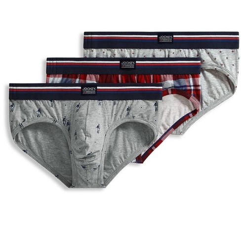 Women Jockey Underwear 3-Pack Bikini (GRAY ASST)100% Cotton