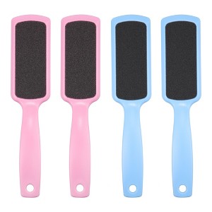 Unique Bargains Foot File Removes Dead Skin Pedicure Coarse And Fine Dual Sided 4 Pcs - 1 of 4