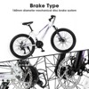Kumasinova 24" Mountain Bike with 100mm Front Suspension for Teens & Adults,Shimano 21-Speed Gears,Sturdy Steel Frame,Dual Disc Brakes - 2 of 4