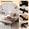14 Inch Metal Bed Frame, Full Platform Bed Frame No Box Spring Needed, with Metal Slat Support, Easy Assembly, Under Bed Storage - Black Full Size - 4 of 4
